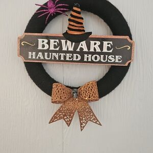 Handmade Halloween Wreath